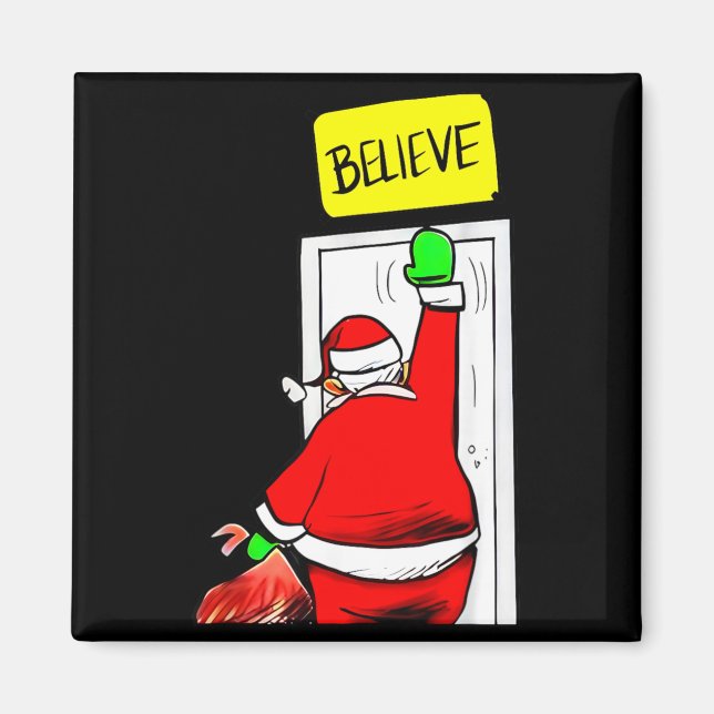Aimant Santa Believe Noël (Devant)
