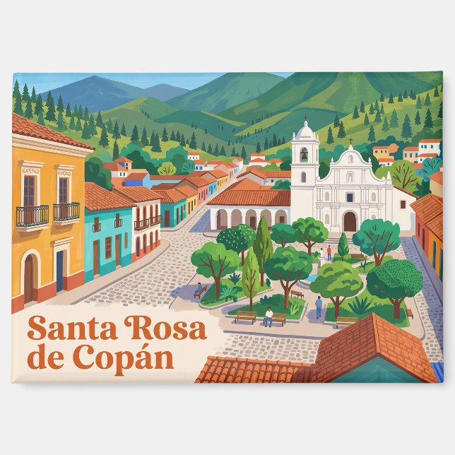 Aimant Santa Rosa de Copán Honduras (Recto)