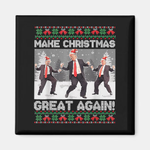Aimant Santa Trump Danse Faire Noël Grande Encore Débarde