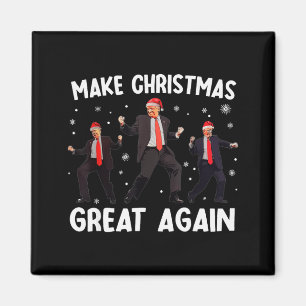 Aimant Santa Trump Danse Faire Noël Grande Encore Xmas