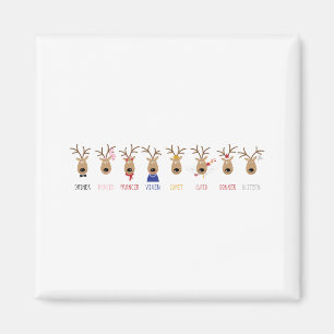 Aimant Santas Reindeer