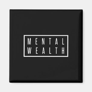 Aimant Santé Mentale De Richesse Pour Les Hommes Et Les F