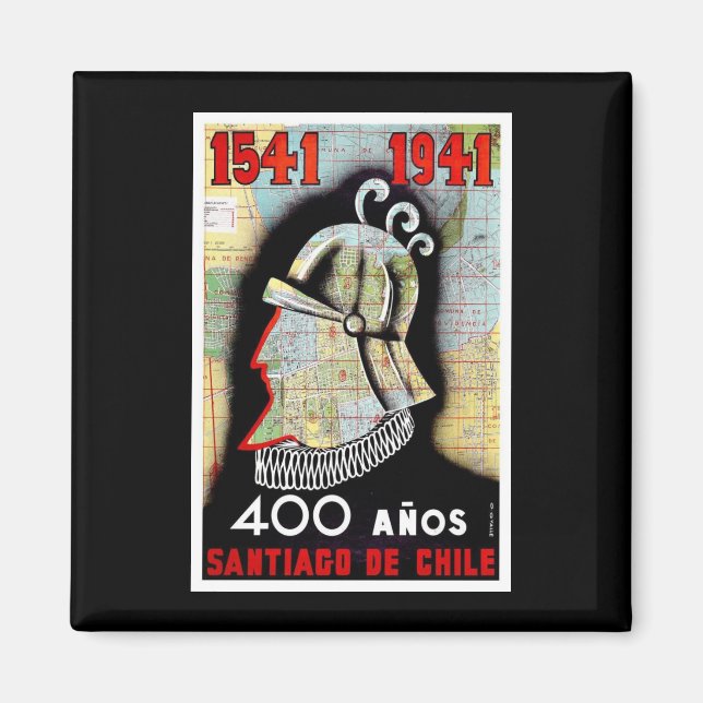 Aimant Santiago Du Chili (Devant)