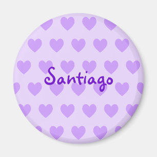 Aimant Santiago en violet
