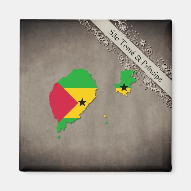 Aimant Sao Tomé-et-Principe (Devant)