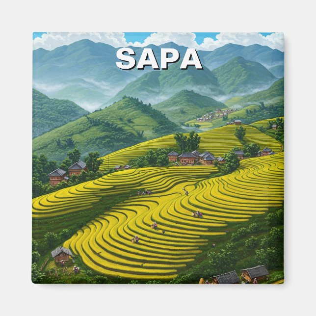 Aimant Sapa Vietnam Travel (Devant)