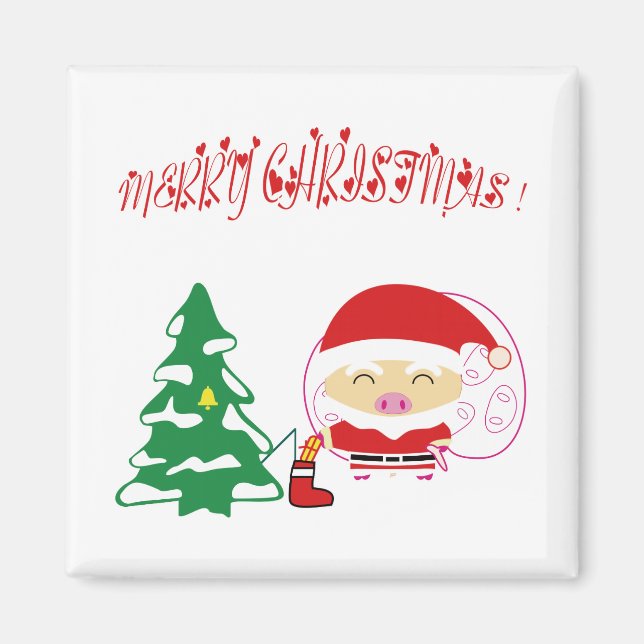 Aimant sapin de Noël (Devant)