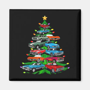 Aimant Sapin de Noël Car Madness -clic Muscle et Hotrod