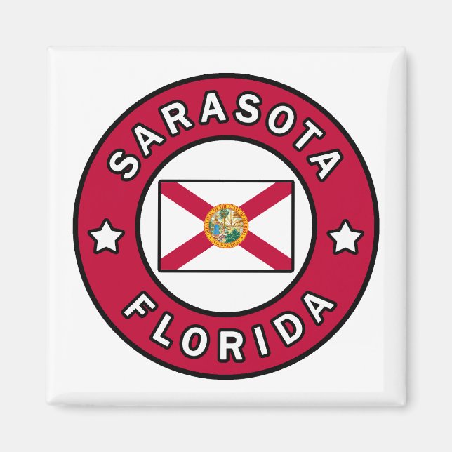 Aimant Sarasota Floride (Devant)