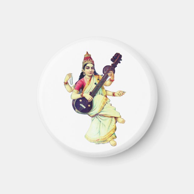 Aimant Saraswati, déesse hindoue (Devant)