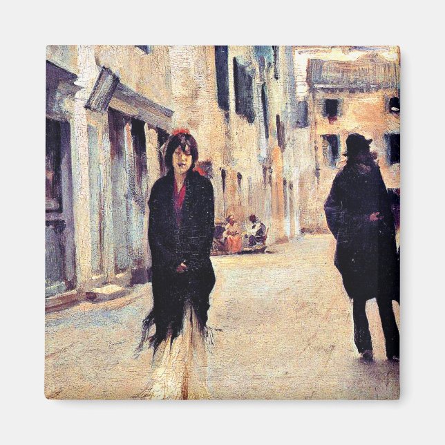 Aimant Sargent - Rue à Venise, beaux-arts (Devant)