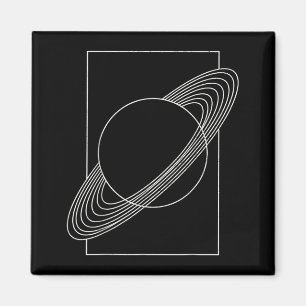 Aimant Saturne Système Solaire Planète Galaxie Astronomie