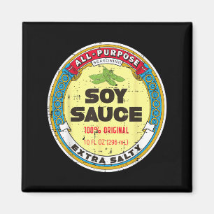 Aimant Sauce soja Halloween Costume de nourriture drôle p