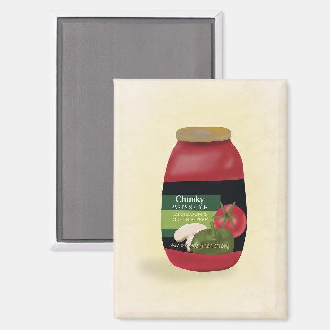 Aimant Sauce tomate (Recto/Verso)