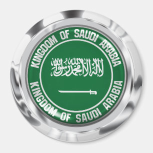 Aimant Saudi Arabia Round Emblem