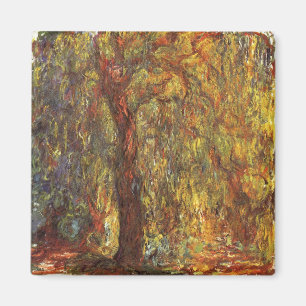 Aimant Saule pleureur par Claude Monet, Art fin vintage