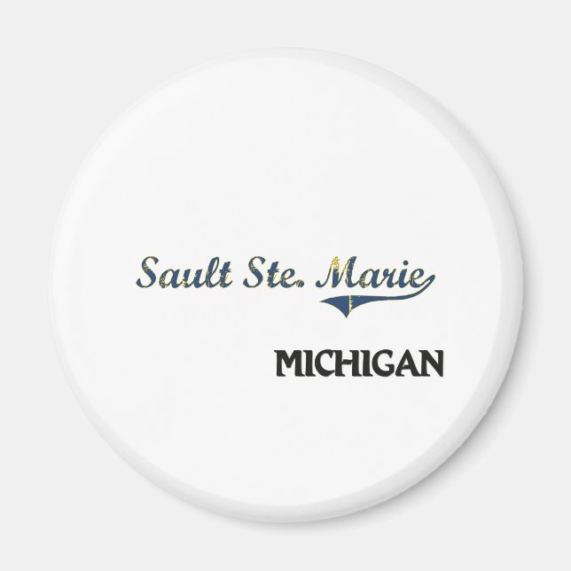 Aimant Sault Ste. Marie Michigan City Classic (Devant)