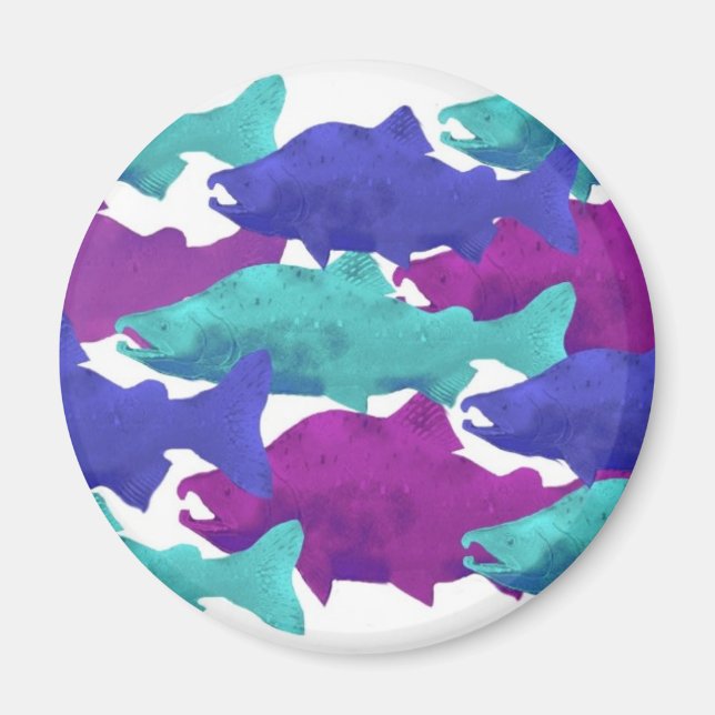 Aimant Saumon de poisson (Devant)