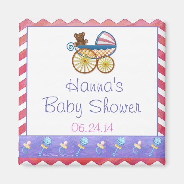 Aimant Saumon Swirl Baby Stuff (Devant)