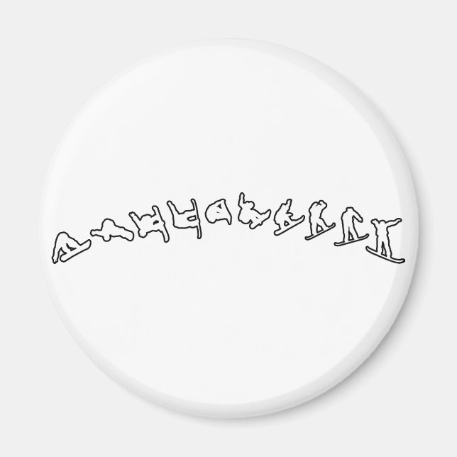 Aimant Saut à neige (Devant)