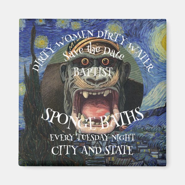 AIMANT SAUVEGARDEZ LA DATE BAPTÊME ÉROTIQUE FEMMES SALES  (Devant)