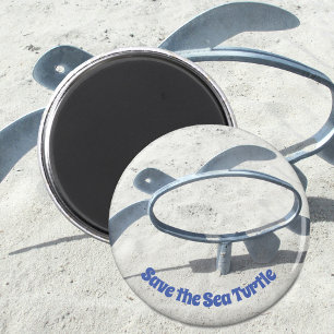 Aimant Sauvez la tortue marine