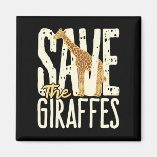 Aimant Sauvez l'amoureux de la Giraffes