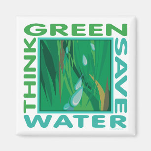 Aimant Sauvez l'eau