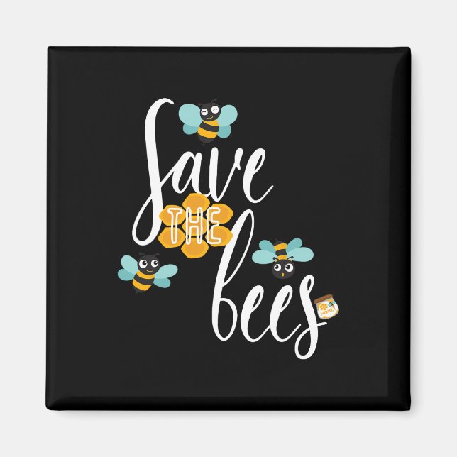 Aimant Sauvez les abeilles Terre Lover Planet Beekeeper B (Devant)