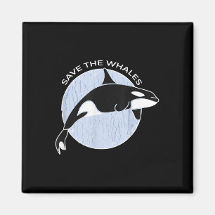 Aimant Sauvez Les Baleines I Ocean De l'environnement Pro