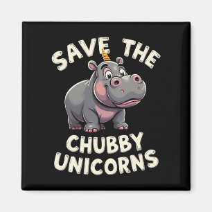 Aimant Sauvez Les Droits Des Animaux Du Chubby Unicorns R