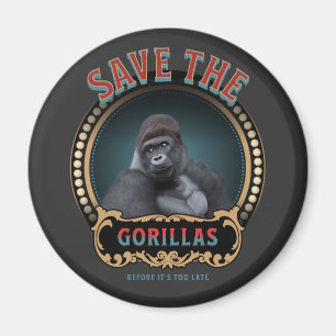 Aimant Sauvez Les Gorilles   Espèces en péril