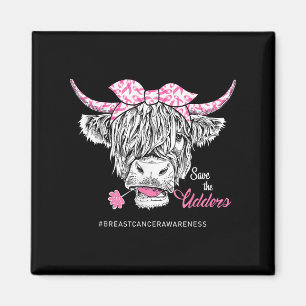 Aimant Sauvez les Udders Heifer Cow Sensibilisation au ca