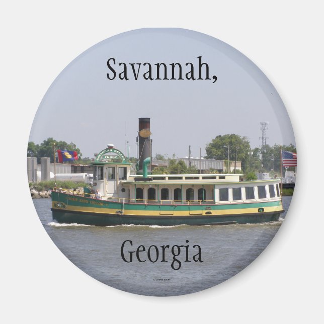 Aimant Savannah, Géorgie (Devant)