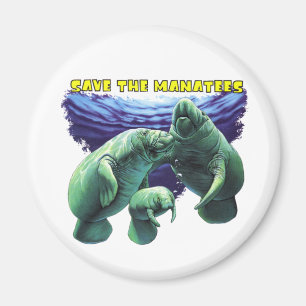 Aimant Save the Manatees
