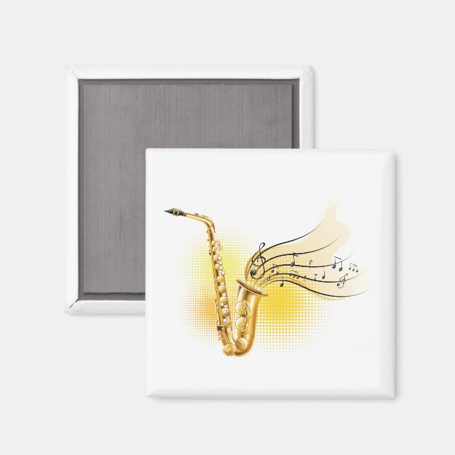 Aimant Saxophone (Recto/Verso)