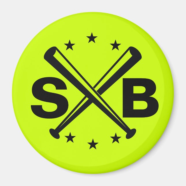 Aimant SB - Softball (Devant)
