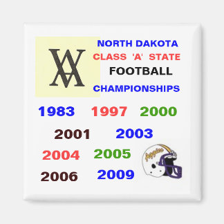 Aimant scan, 1023200615323_AggieFBhelmet, NORTH DAKOTA...