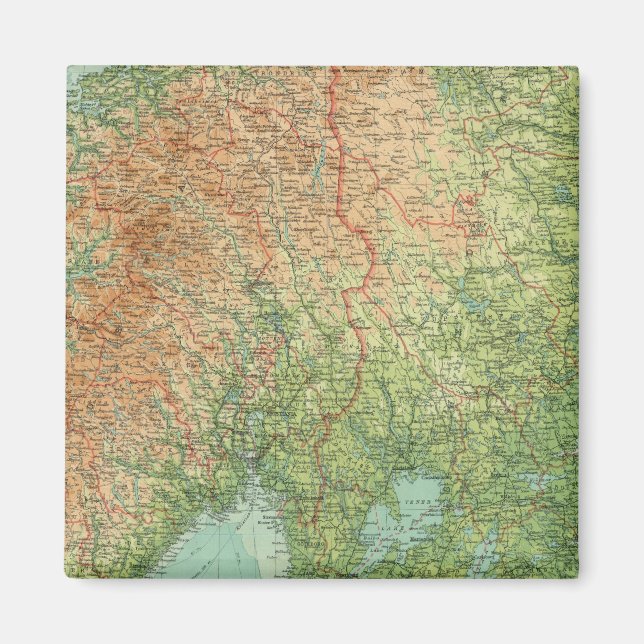 Aimant Scandinavie du Sud et Danemark (Devant)