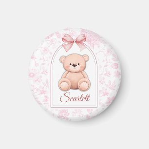 Aimant Scarlett Conception personnalisée d'ours en pelu