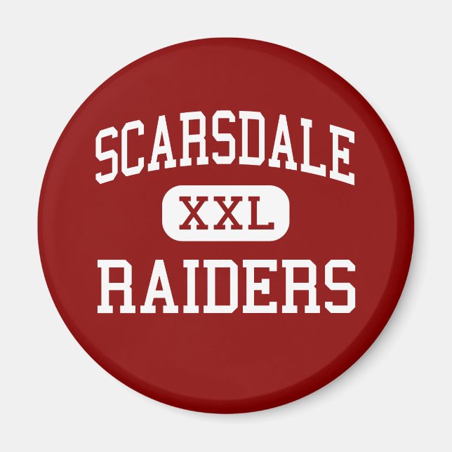 Aimant Scarsdale - Raiders - High - Scarsdale New York (Devant)