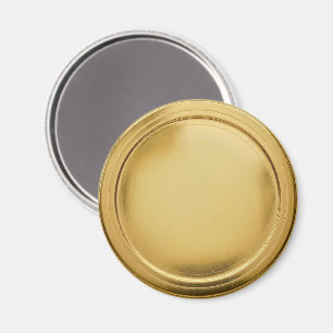 Aimant Sceau de feuille d'or 3D Médaille d'excellence élé