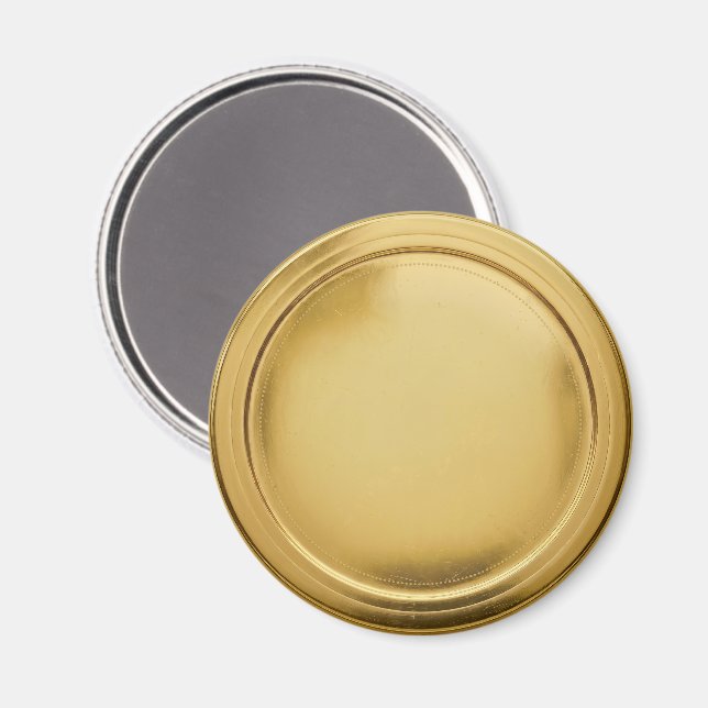 Aimant Sceau de feuille d'or 3D Médaille d'excellence élé (Recto/Verso)