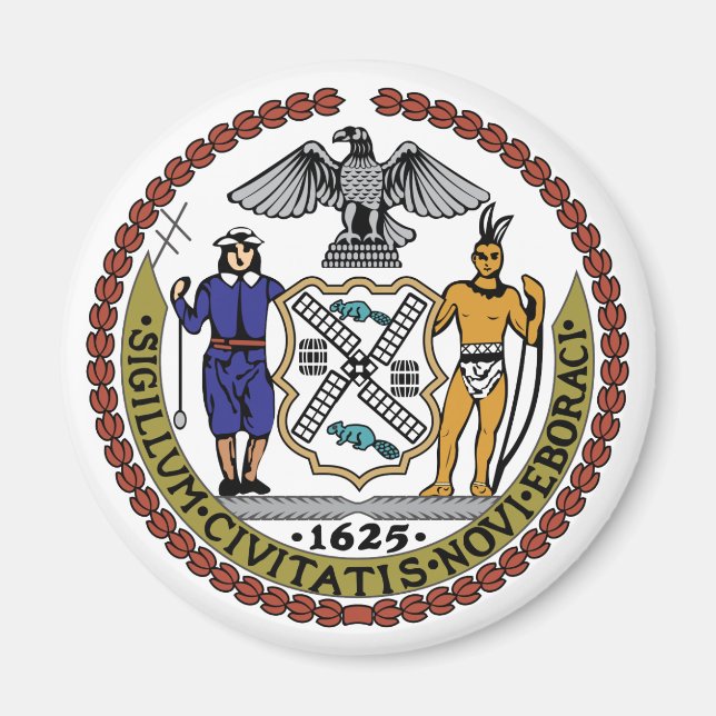 Aimant Sceau de New York (Devant)