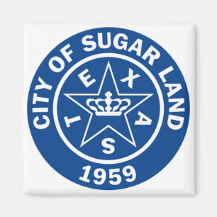 Aimant Sceau de terre sucrière (Texas)