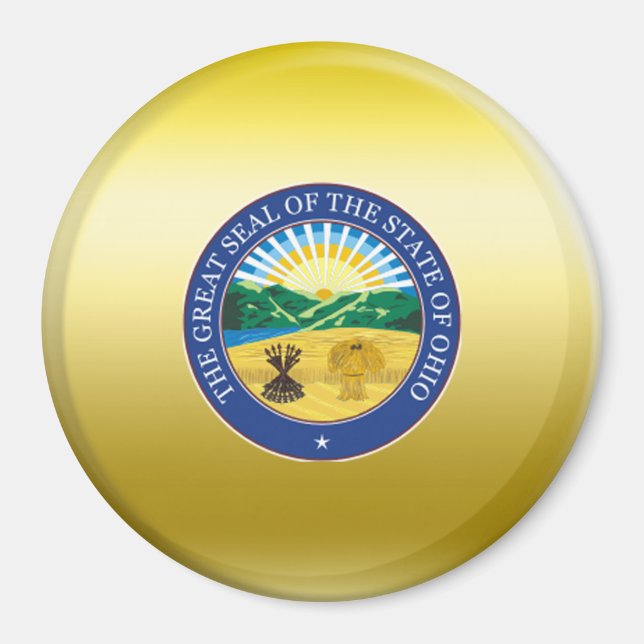 Aimant Sceau d'État de l'Ohio (Devant)