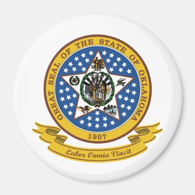 Aimant Sceau d'Oklahoma (Devant)