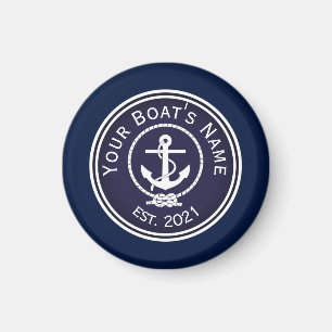Aimant Sceau nautique Ancre