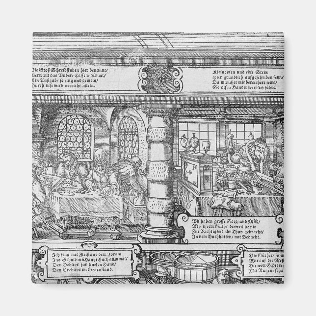 Aimant Scène bancaire (Devant)