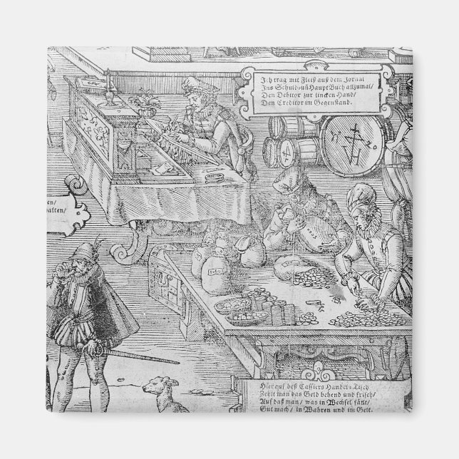 Aimant Scène bancaire (Devant)